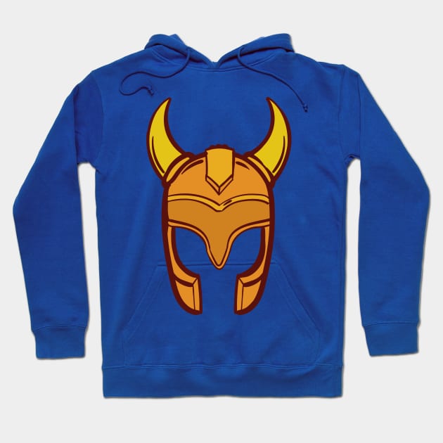 Cartoon viking helmet Hoodie by holidaystore